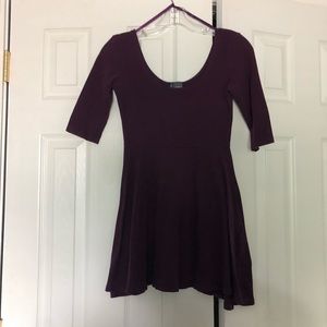 UO Eggplant Scoop Neck Dress